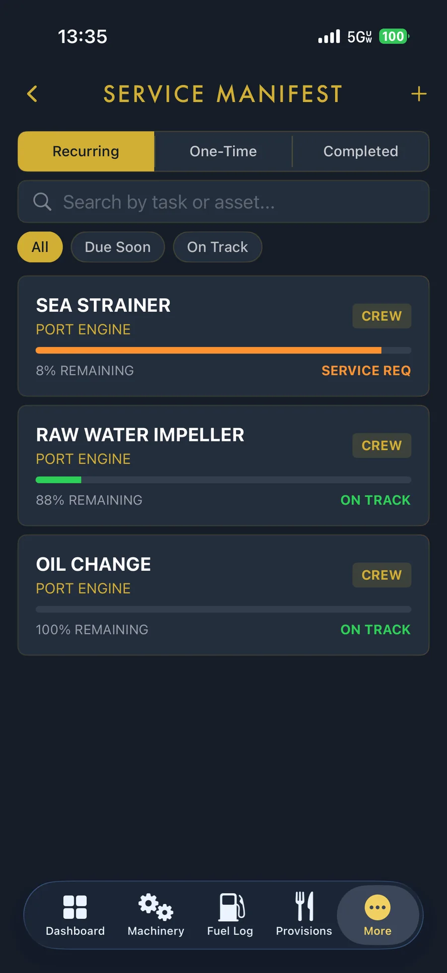 BoatWorks Pro service manifest